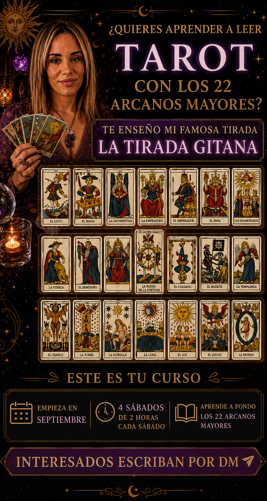 Curso Intensivo de Tarot – Los 22 Arcanos Mayores