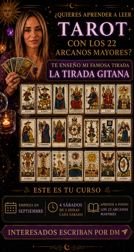 Curso Intensivo de Tarot – Los 22 Arcanos Mayores