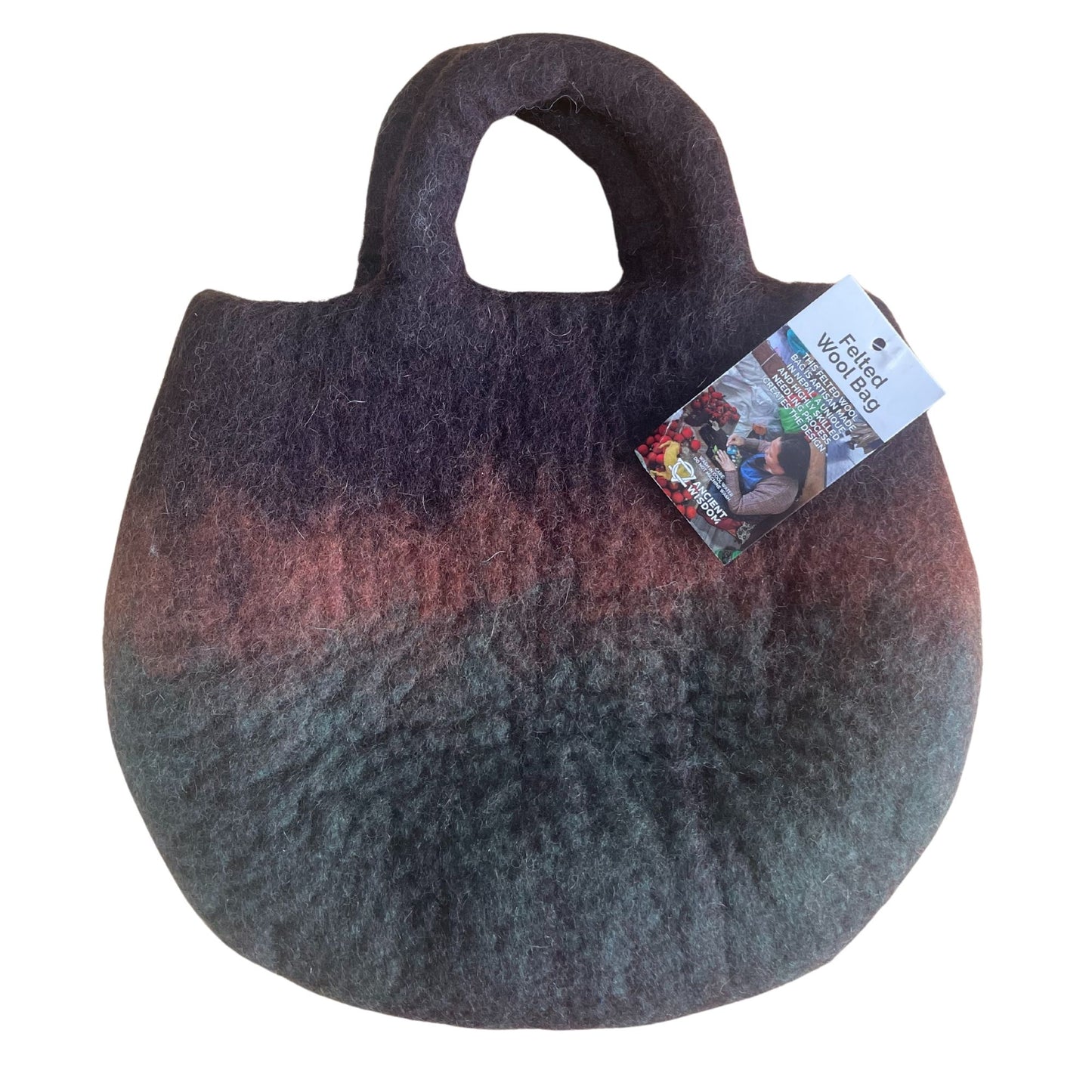 Bolsa de fieltro para jardín de hadas - 35 x 27 cm